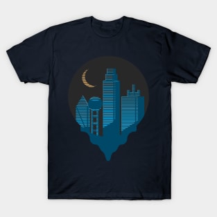 Neon City Skylines T-Shirt